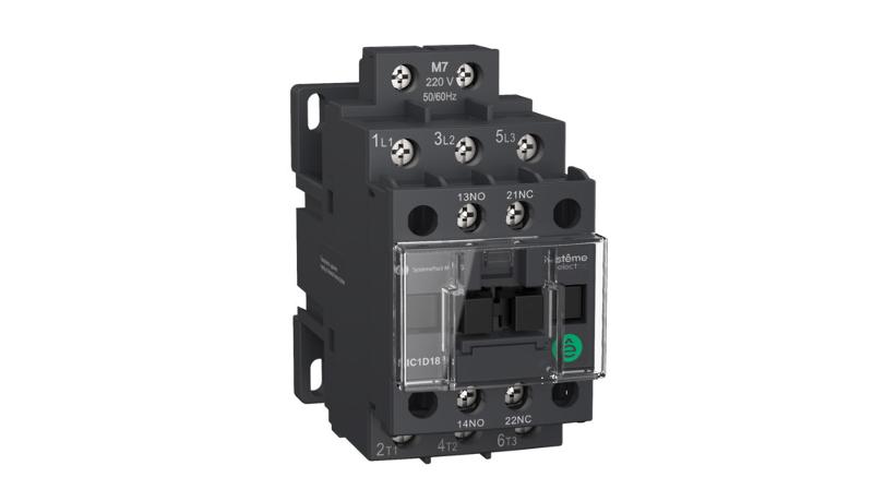 КОНТАКТОР MC1D 3P 9A НО+НЗ 24V 50/60ГЦ | MC1D09B7 | SE — миниатюра 1