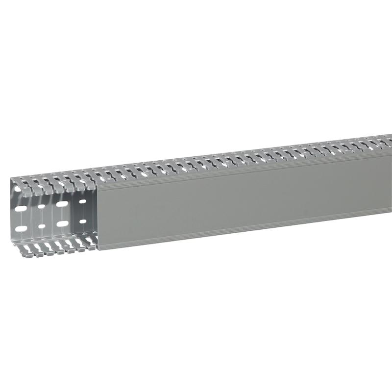 Кабель-канал (крышка + основание) Transcab - 80x60 мм - серый RAL 7030 | 636116 | Legrand — Legrand