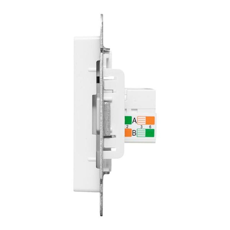 Механизм розетки RJ45 (cat5), белый Эпика EKF | UP1-SOW-RJ45-5 | EKF — миниатюра 8