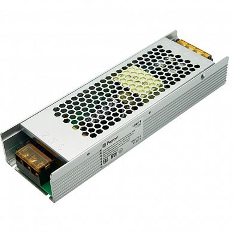 Трансформатор электронный для светодиодной ленты 150W 24V (драйвер), LB019 | 41060 | Feron — фото 1 | Sento