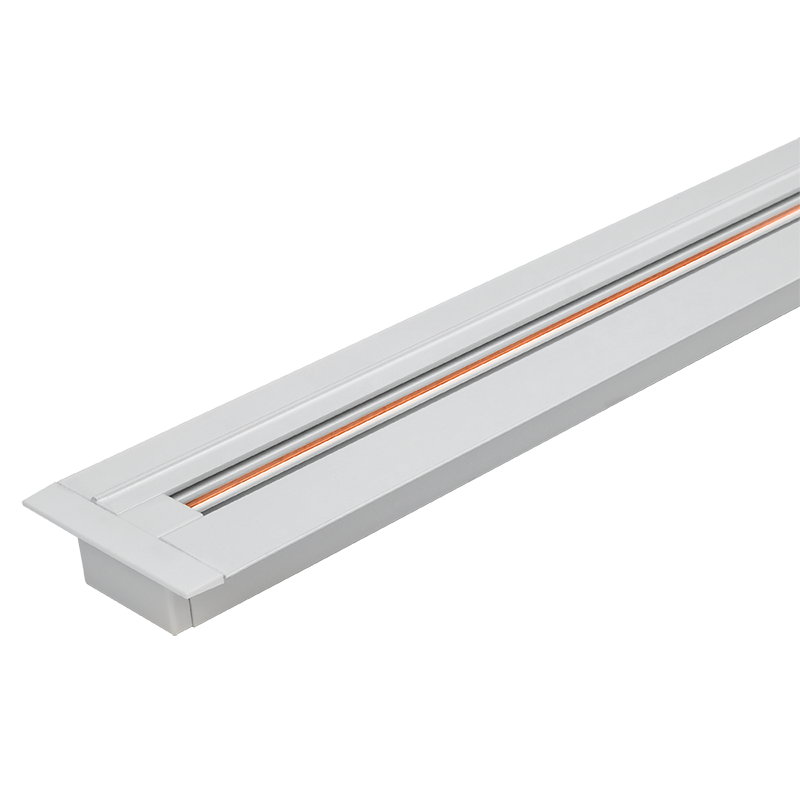 Шинопровод осветительный белый 2м (встраиваемый) PTR/R 2M-WH | .5031791 | Jazzway — миниатюра 1