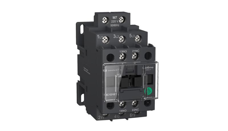 КОНТАКТОР MC1D 3P 9A НО+НЗ 24VDC | MC1D09BD | SE — Systeme Electric