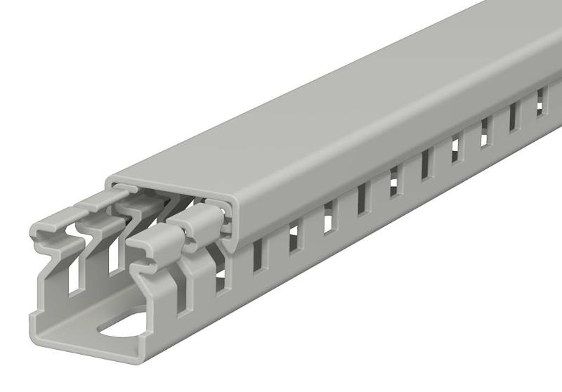 Распределительный кабельный канал LK4 15x15x2000 мм (ПВХ,серый) (LK4 15015) | 6178001 | OBO Bettermann — OBO Bettermann
