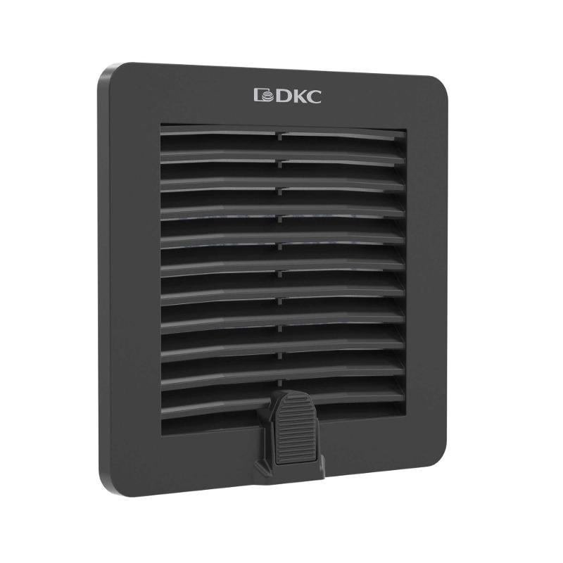 Вентиляционная решетка с фильтром RF 150x150 мм, IP54, RAL9005 | R5RF12B | DKC — DKC (ДКС)