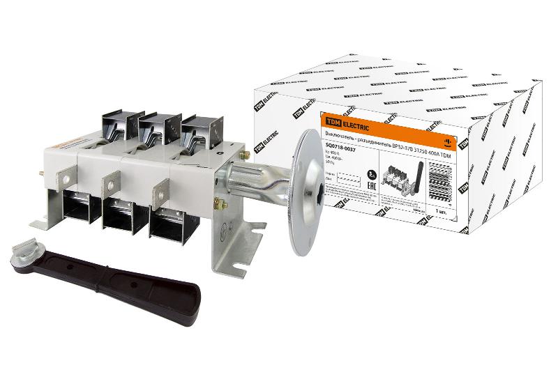 Выключатель - разъединитель ВР32-37В 31250 400А  | SQ0718-0037 | TDM — TDM ELECTRIC