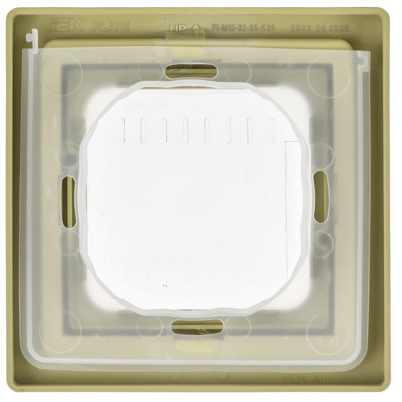 FLITE Рамка 1-местная IP55 Рпро-1-55-ФлО оливковый | FI-M10-32-55-K26 | IEK — миниатюра 3
