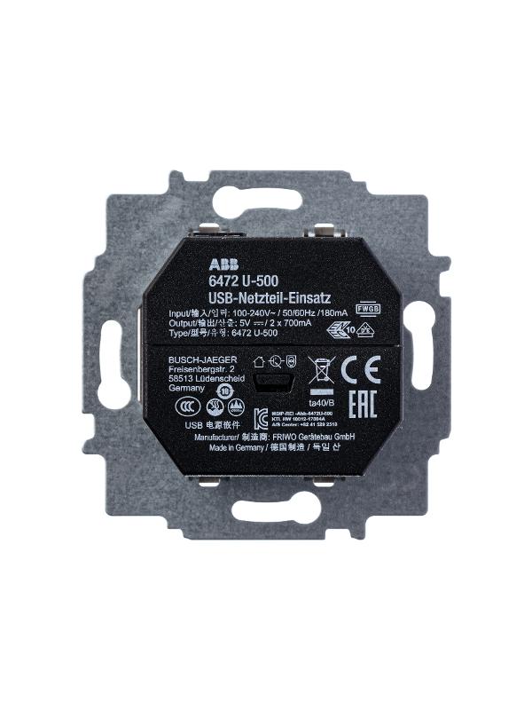 ABB Levit Кофе макиато USB зарядка 2-ая | 5014H-A00040 18W | 2CHH290040A6018 | ABB — миниатюра 3