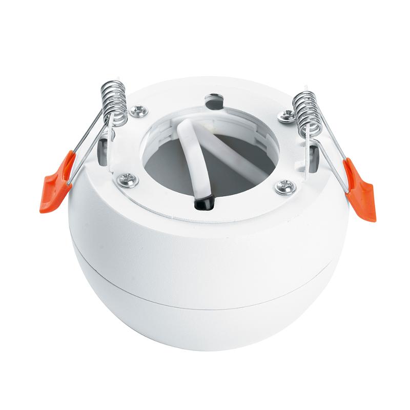 Светильник потолочный под лампу макс 12W, 230V, GX53, белый, HL355 | 41507 | FERON — миниатюра 2
