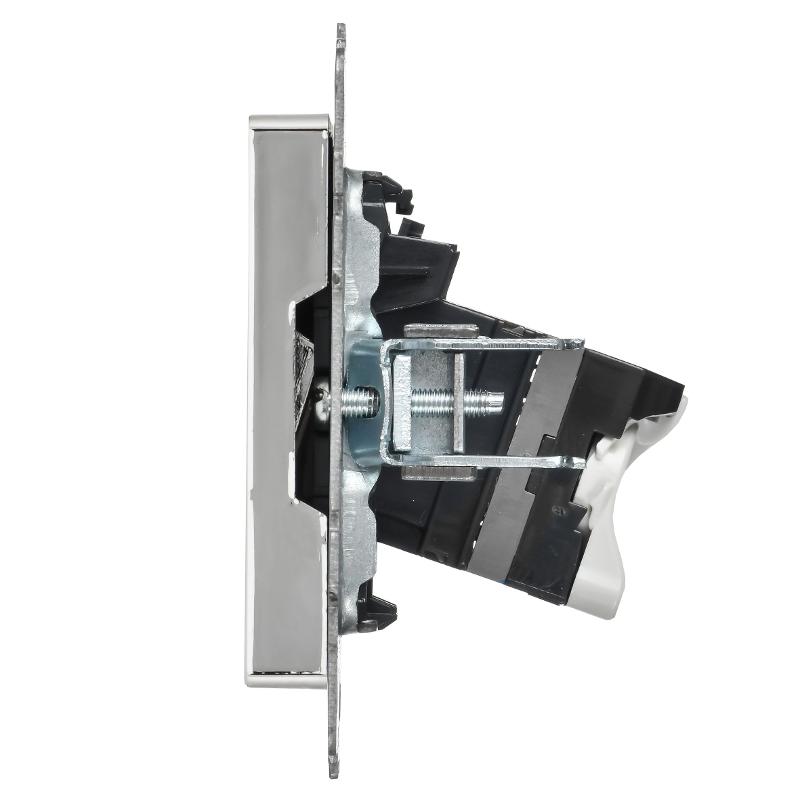 BRITE Роз. комп. 2-ая RJ45 кат.5E РК10-2-БрГН мет х/н  | BR-K20-1-M-K23 | ИЭК — миниатюра 4