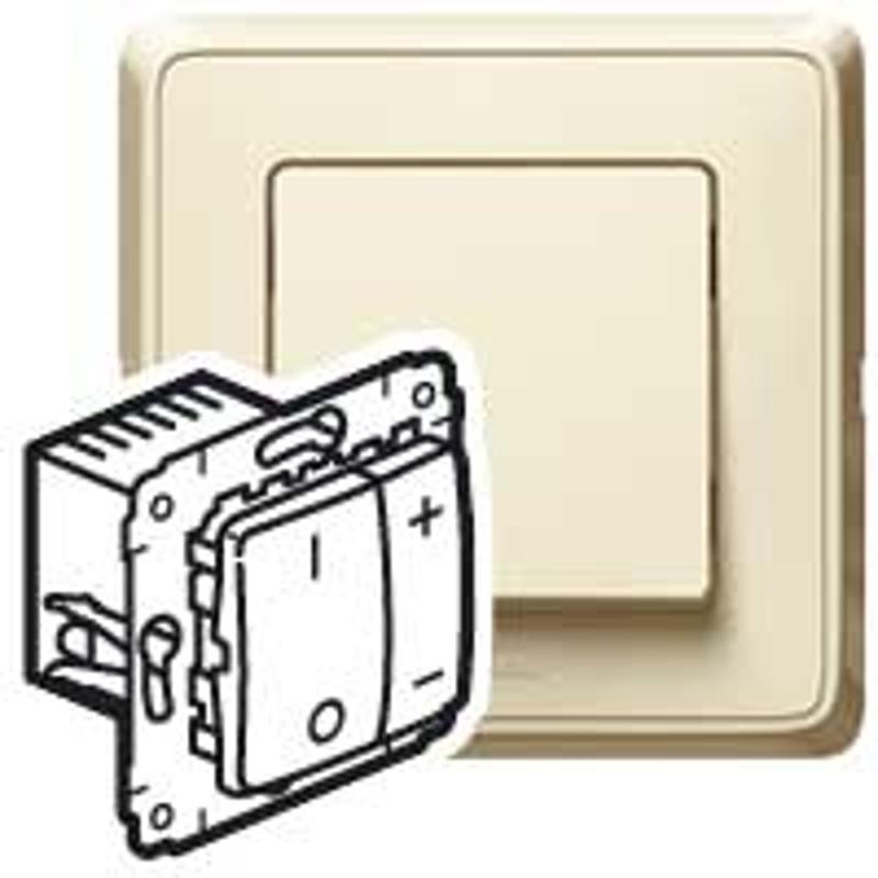 Cariva Сл. кость Светорегулятор нажимной для л/н 500W | 773715 | Legrand — Legrand