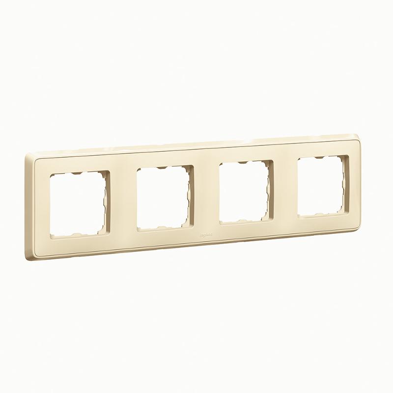 Cariva DIY Рамка 4 поста слоновая кость | 695991 | Legrand — Legrand