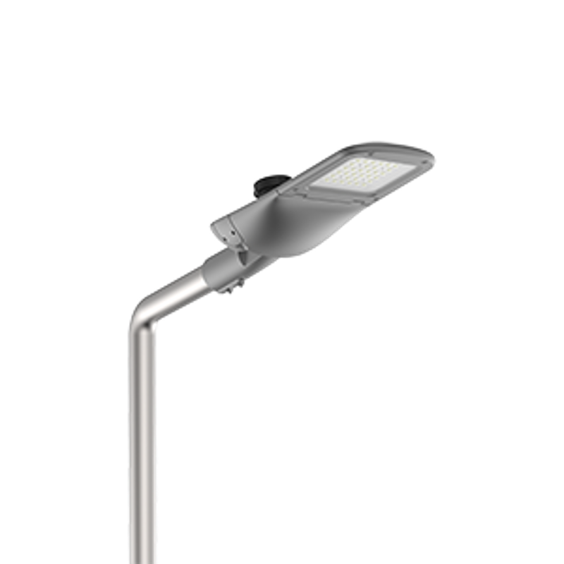 Светильник светодиодный консольный уличный Tornado Road 40 Вт 4000К 1..10V NEMA RAL7045 серый муар | V1-S1-70506-40U32-6604040 | VARTON — фото 1 | Sento