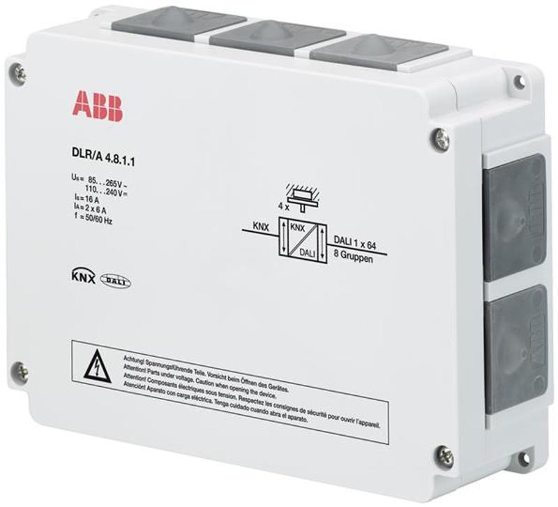 DLR/A 4.8.1.1 DALI Контроллер освещения 4-канальный, SM | 2CDG110172R0011 | ABB — ABB
