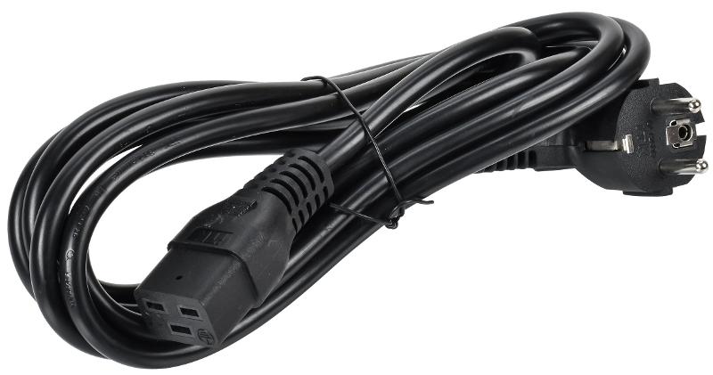 ITK Кабель электропитания PDU 3х1,5 3М C19-Schuko | PC-C19D-3M | ITK — ITK