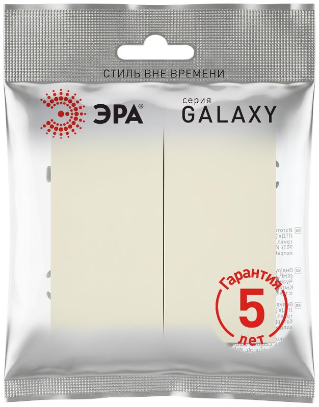 Переключатель перекрестный Galaxy 15-1110-02 двойной 10АХ-250В слоновая кость | Б0070775 | ЭРА — миниатюра 2