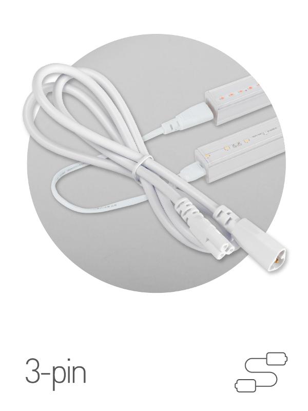Кабель соединительный для линейного светильника  Cable FT-C5-С6-1 3-pin мама-папа , удлинитель | Б0066913 | ЭРА — миниатюра 5