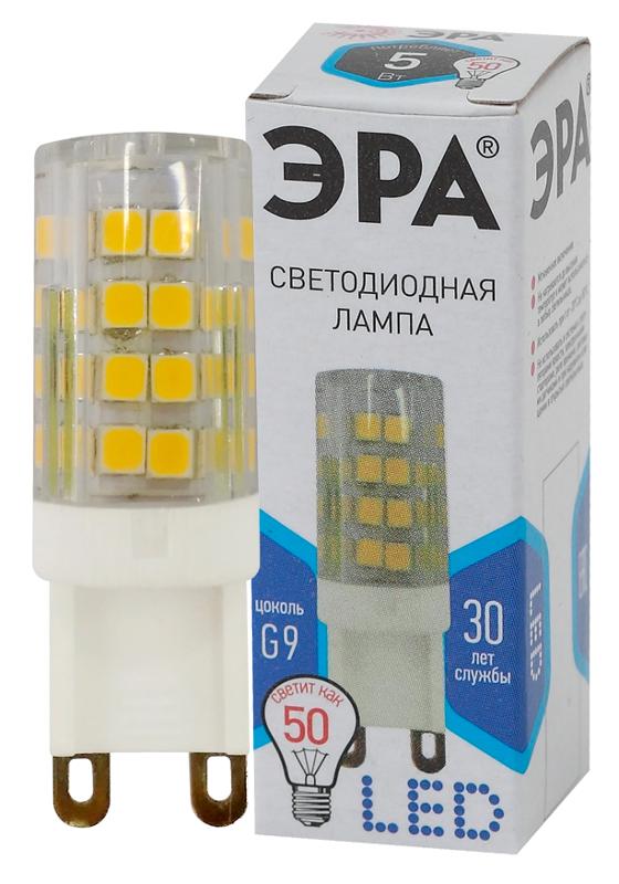 Лампа светодиодная LED 5Вт G9 220В 4000К smd JCD капсульная | Б0027864 | ЭРА — ЭРА (Энергия света)