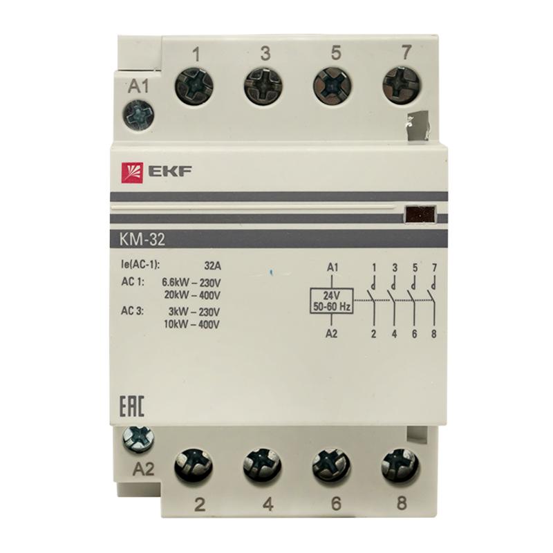 Контактор модульный КМ 32А 4NО (3 мод.) 24В АС PROxima | km-3-32-40-24v | EKF — миниатюра 5