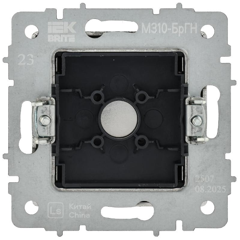 BRITE Заглушка c суппортом МЗ10-БрГН мет х/н  | BR-PL10-M-K23 | ИЭК — миниатюра 3