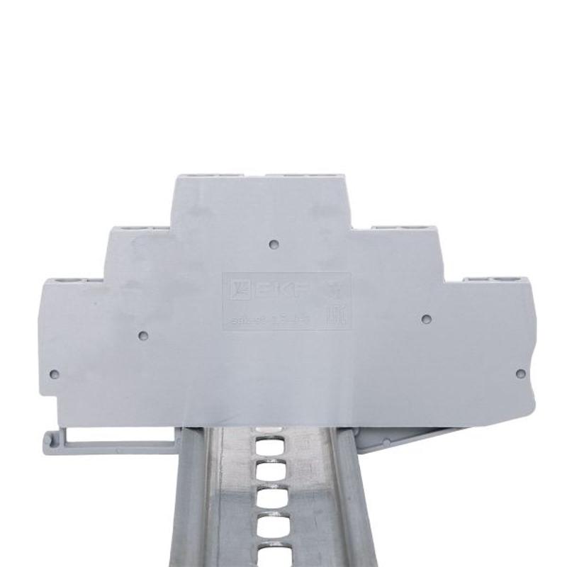 Заглушка для тройной ST-2.5 серая |sak-st-2,5-6-3 | EKF — миниатюра 9