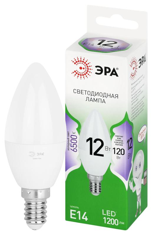 Лампа светодиодная  GREEN LINE LED B35-12W-865-E14 GL E14 12 Вт свеча холодный свет | Б0067092 | ЭРА — ЭРА (Энергия света)