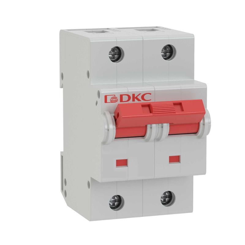 Выключатель автоматический двухполюсный YON MD125-2C80-8ln 20kA | MD125-2C80 | DKC — DKC (ДКС)