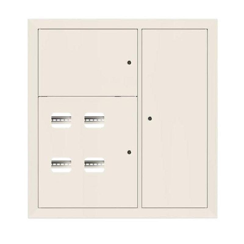 Щит этажный 4 кв. RAL9001 (1000х950х150)  Basic |mb28-v-4-r9001| EKF — фото 1 | Sento