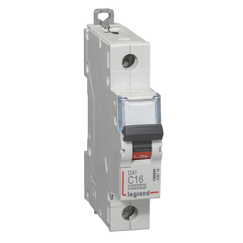 Выключатель автоматический  однополюсный DX3 10000 16А C 16кА | 409114 | Legrand — Legrand