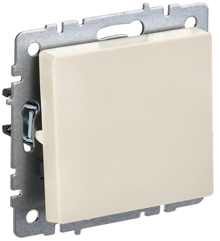 BRITE Выключатель 1-клавишный 10А ВС10-1-0-БрКр бежевый | BR-V10-0-10-K10 | IEK — IEK (ИЭК)