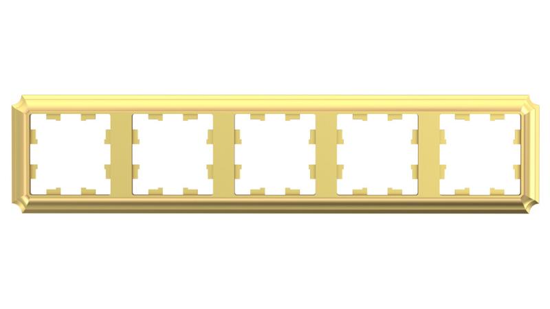 AtlasDesign Antique Рамка 5-ая, универсальная, Золото | ATN101605 | SE — Systeme Electric