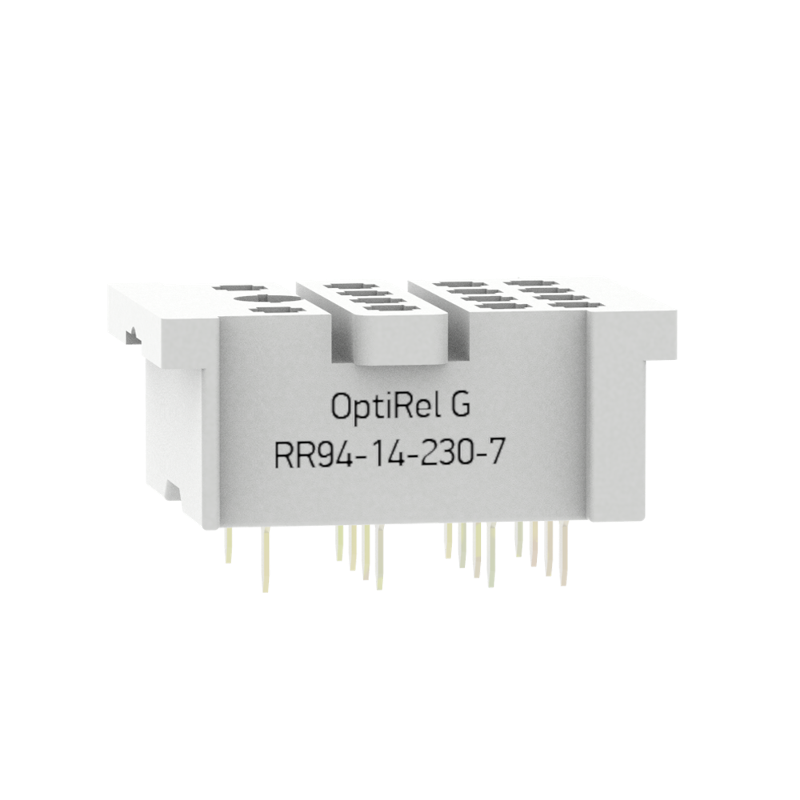 Розетка для реле OptiRel G RR94-14-230-7| 281168 | КЭАЗ — КЭАЗ (Курский электроаппаратный завод)