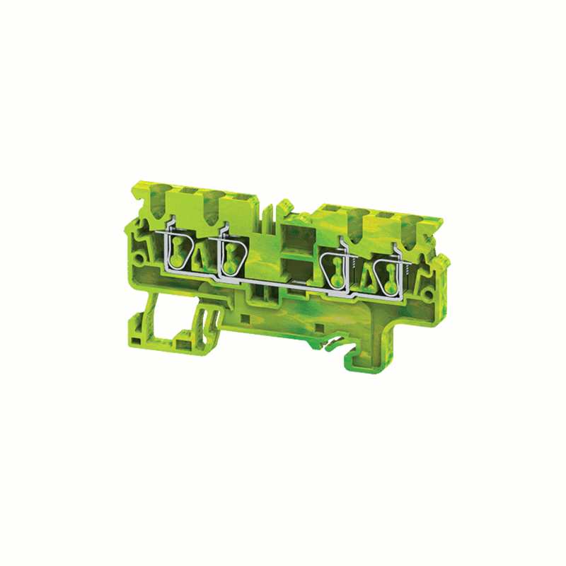 Клемма заземляющая пружинная OptiClip CXG-2,5-QUATTRO-PE-I-(0,2-2,5)-PEN | 331830 | КЭАЗ — КЭАЗ (Курский электроаппаратный завод)