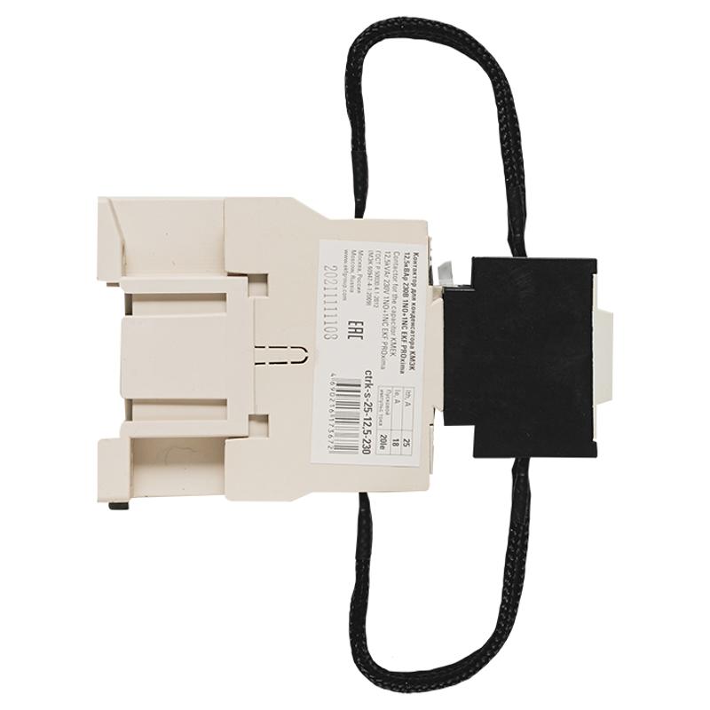 Контактор для конденсатора КМЭК 12,5квар 230В 1NО+1NC EKF PROxima | ctrk-s-25-12,5-230 | EKF — миниатюра 5
