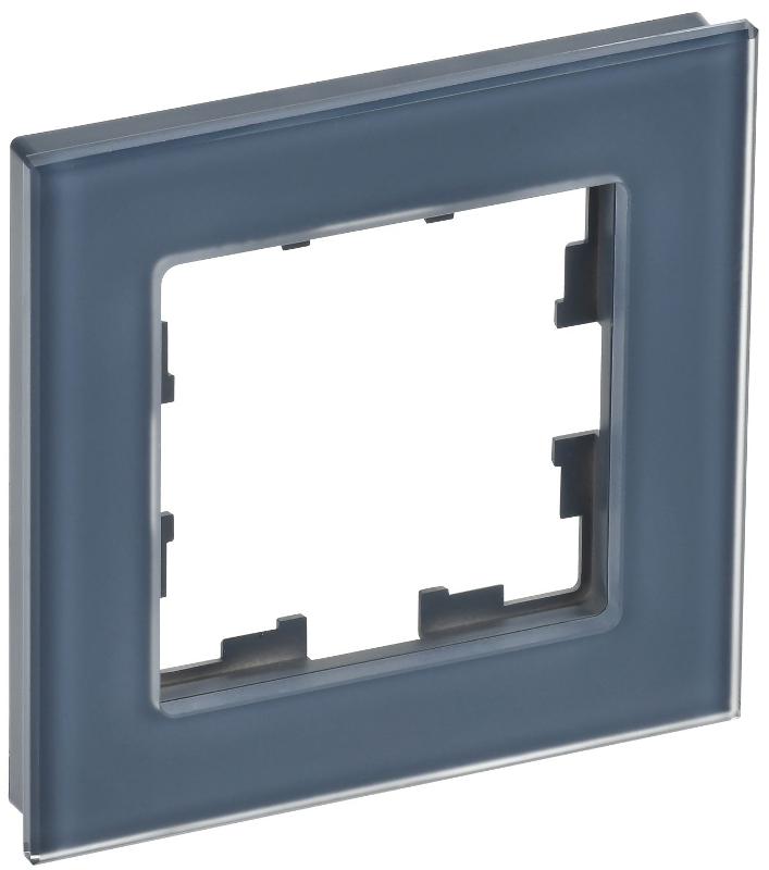 BRITE Рамка 1-ая РУ-1-2-Бр стекло маренго матовый | BR-M12-G-31-K35 | IEK — IEK (ИЭК)