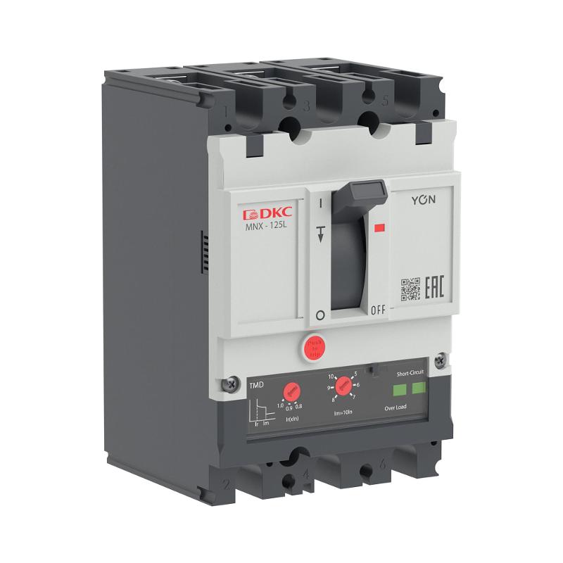 Авт. выкл. YON pro MNX125L 3P 125A 70kA при AC415V расц. TMD | MNX125L3PTMD0125 | DKC — DKC (ДКС)