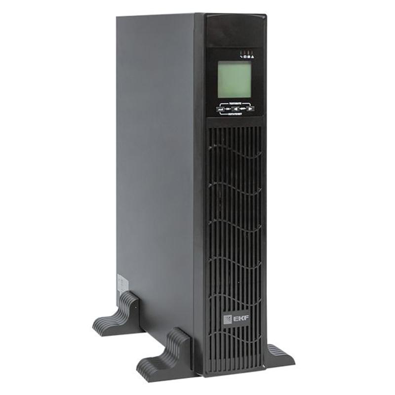 Источник Бесперебойного Питания Линейно-интерактивный E-Power PSW 600 1000 ВА PROxima, для монтажа в стойку, c АКБ 2 х 12В_7 Ач | PSW-610-RTB | EKF — миниатюра 1