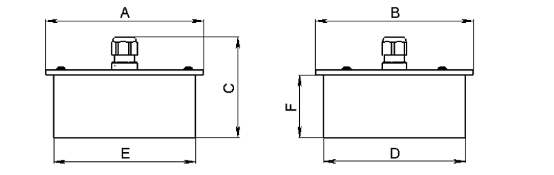 Светильник светодиодный GRILDOT FLD (100x100) 20W 2M 840 WH IP54 (89x89x40) | 1749001070 | Световые Технологии — миниатюра 2