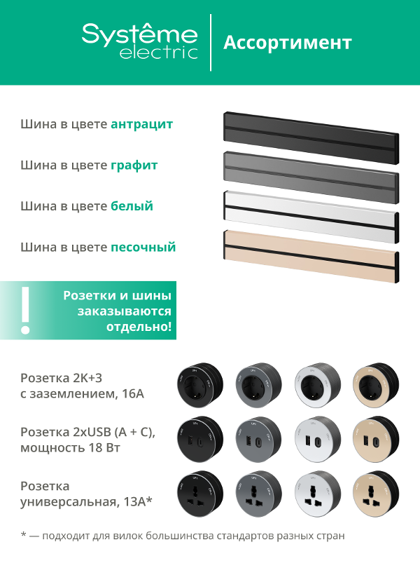 MultiTrack Графит Шина открытой установки трековой системы 80 см |MTK10008G| SE — миниатюра 5