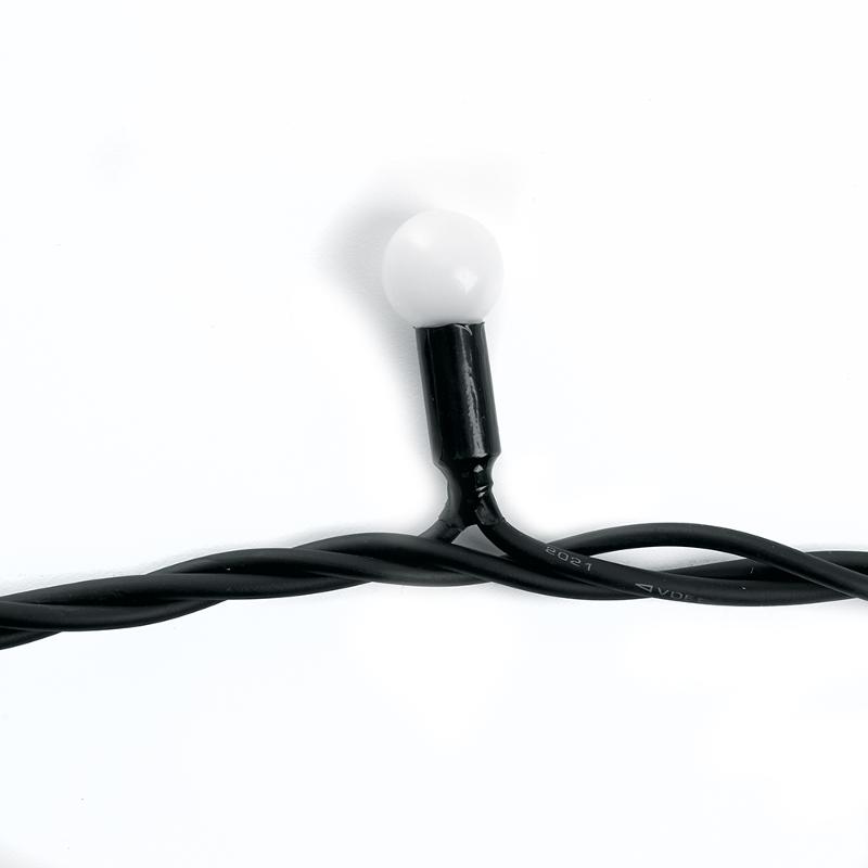 Гирлянда линейная,  200 LED мультиколор 20 м +3м черный шнур, СТАТИЧНАЯ, IP65, CL32 | 48176 | FERON — миниатюра 4