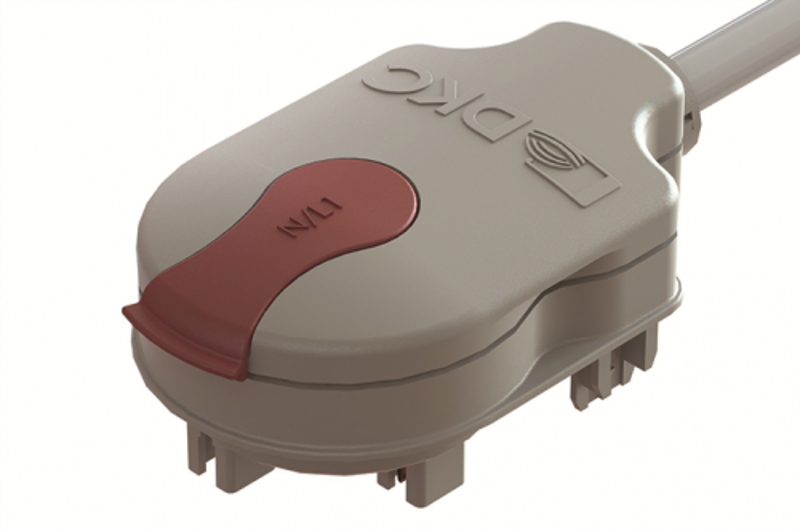 Блок отводной с кабелем 800 мм (H05Z1Z1F), N/L1, 2P, 10A | LTN70APP01AA000 | DKC — DKC (ДКС)