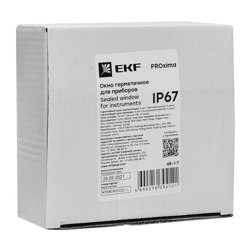 Окно герметичное для приборов IP67 PROxima | ak-i-1 | EKF — миниатюра 2