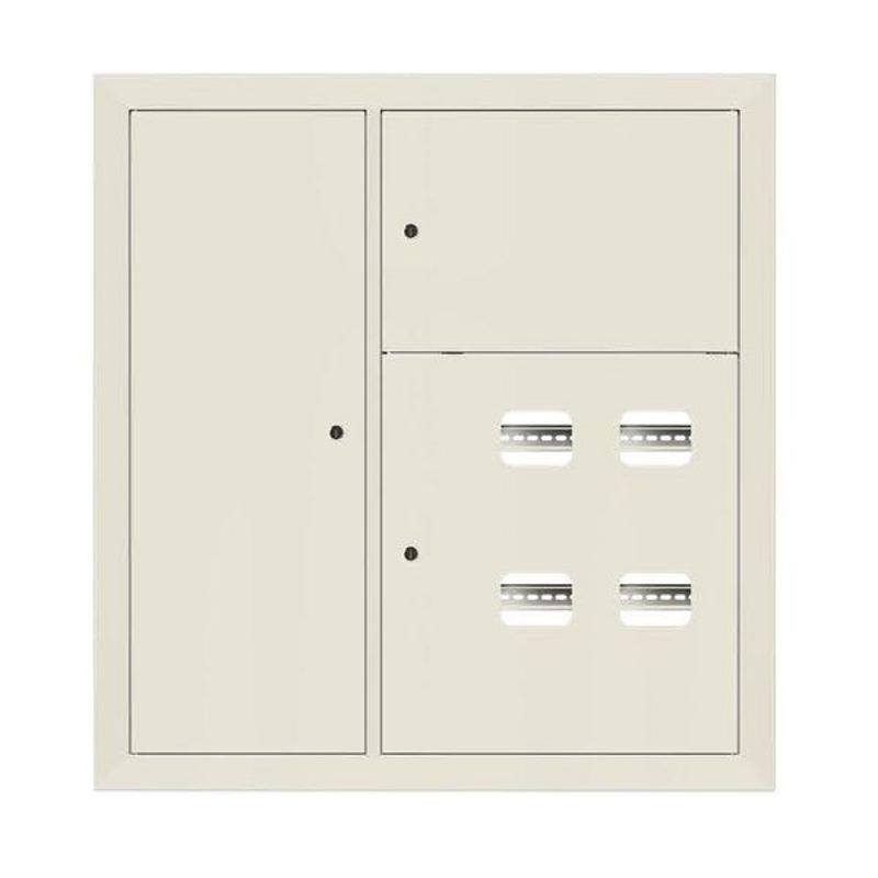 Щит этажный 4 кв. слаботочка слева RAL9002 (1000х950х150)  PROxima |mb29-v-4z-ral9002| EKF — фото 1 | Sento