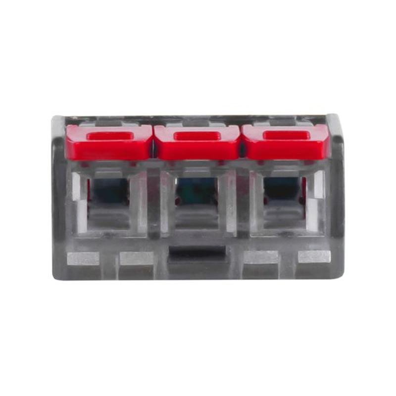 Клемма СМК 221-413 3 отверстия 0.2-4.0 мм2 (4шт.) EKF PROxima | plc-smk-221-413r | EKF — миниатюра 2