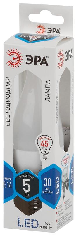 Лампа светодиодная LED 5Вт Е14 4000К СТАНДАРТ smd BXS-5w-840-E14 | Б0027968 | ЭРА — миниатюра 2