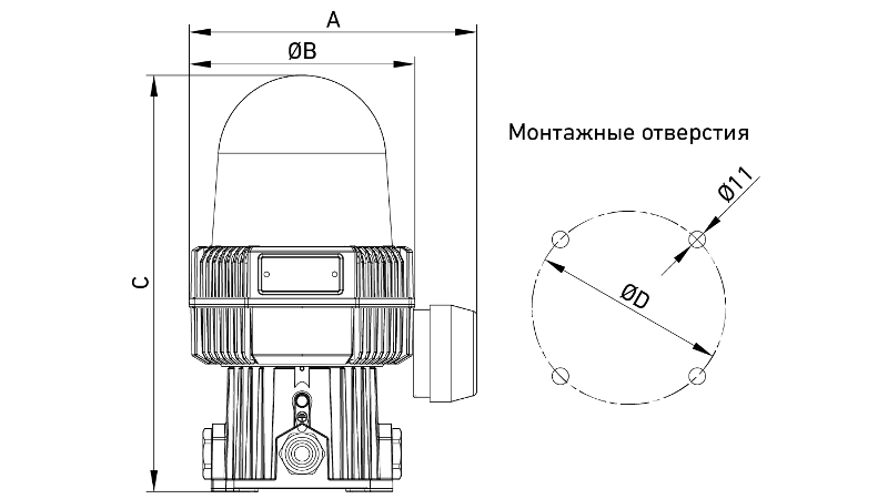 Светильник светодиодный FLASH LED-36R Ex | 1591000140 | Световые Технологии — миниатюра 3