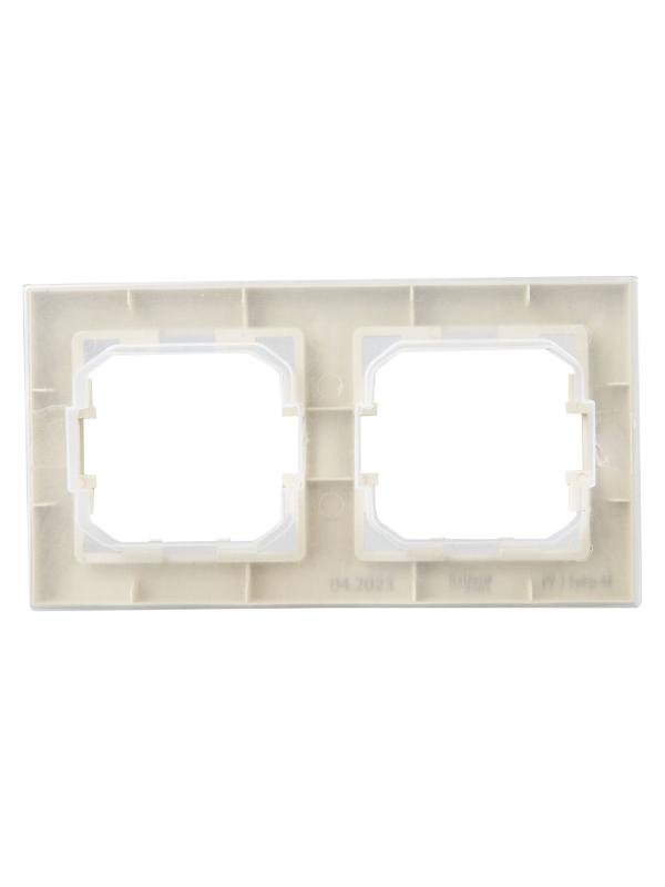 BRITE Рамка 2-ая IP44 РУ-2-БрКр-44 бежевый | BR-M22-44-K10 | IEK — миниатюра 4