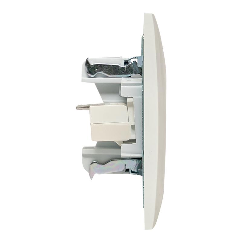 Валенсия розетка RJ-45+RJ11 2-местная белая EKF PROxima | EWK02-035-30 | EKF — миниатюра 5
