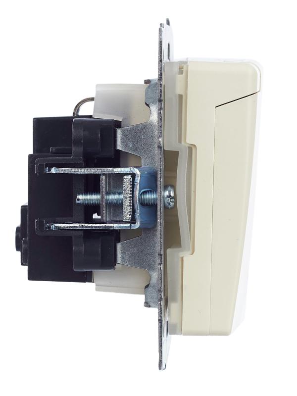 BRITE Розетка с заземлением со шторками с кр. 16А IP44 РСбш10-3-44-БрКр бежевый | BR-R16-16-44-K10 | IEK — миниатюра 20