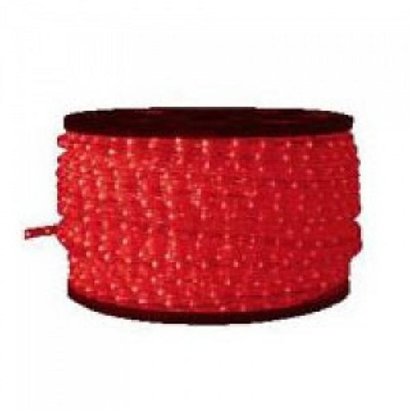 Дюралайт светодиодный 3W 50м квадр. 11х17мм 230V 72LED/м 2,88Вт/м, (2м/отрез), 2 аксесс., красный/ LED-F3W | 26067 | FERON — миниатюра 2