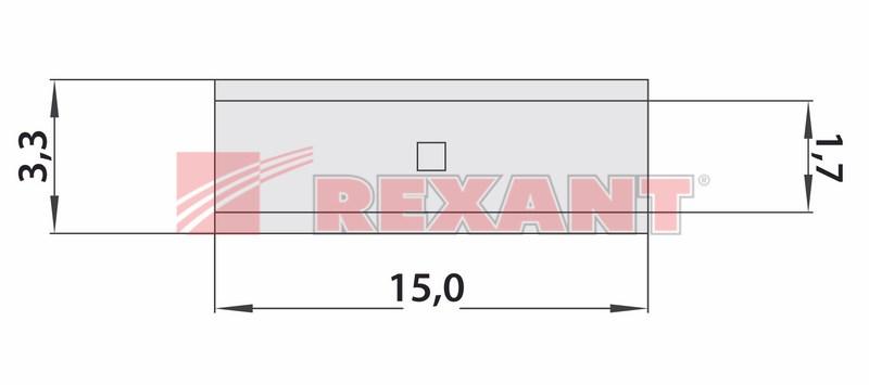 Соединительная гильза L-15 мм 0.5-1.5 мм? (ГМЛ (DIN) 1,5) | 08-0712 | REXANT — миниатюра 3